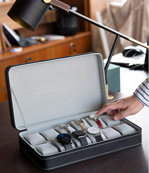 Watch Organiser box | Zipper Case