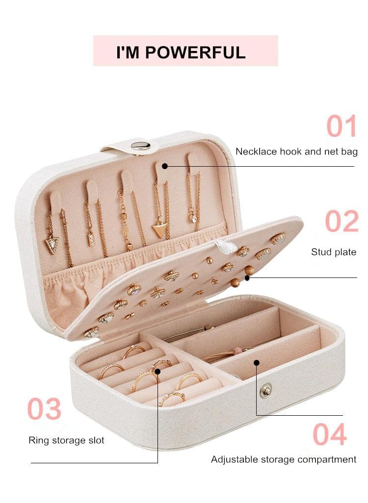 Jewelry Box Organizer for Earring, Rings, Necklace - Jewelry Holder Case, Gifts for Girls & Women